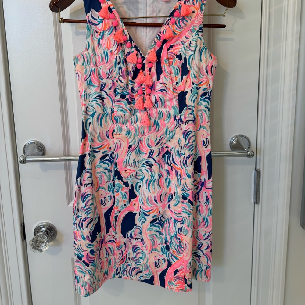Lilly Pulitzer Tassel Detail Swirl Dress - Picture 2 of 5